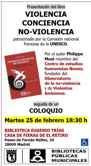 De Febrero Presentaci N De Libro Violencia Conciencia No