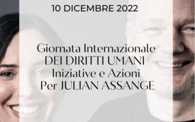 Acciones por Julian Assange en el Día Internacional de los Derechos Humanos, 10 de diciembre de 2022