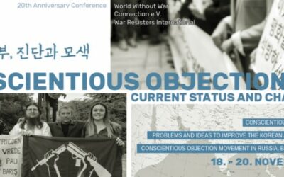 18/11: Corea del Sur: Conferencia sobre la Objeción de conciencia en Asia