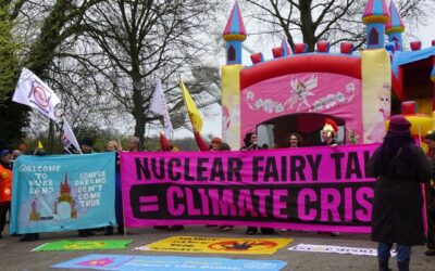 Bruxelles : Manifestation citoyenne en désaccord du nucléaire à la réunion de l’AIEA