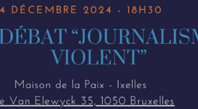 4/12 : Journalisme non-violent ? Parlons-en ! Bruxelles 4 décembre 24