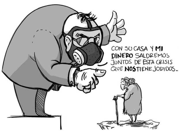 Análisis económico acerca de cómo el aumento de gasto militar del Estado pesa sobre las clases sociales más desfavorecidas
