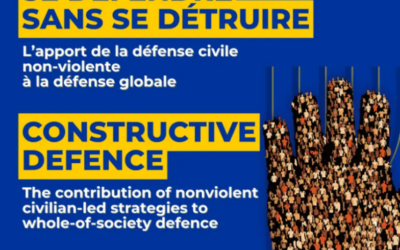 13 & 14/11 : Colloque international sur la défense civile non-violente à Strasbourg