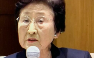 La hibakusha Michiko Kodama a su paso por Madrid: «Hiroshima, nunca más»